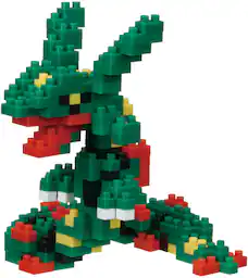 Nanoblock - Pokemon Series - Rayquaza Building Kit - COLLECTIBLES