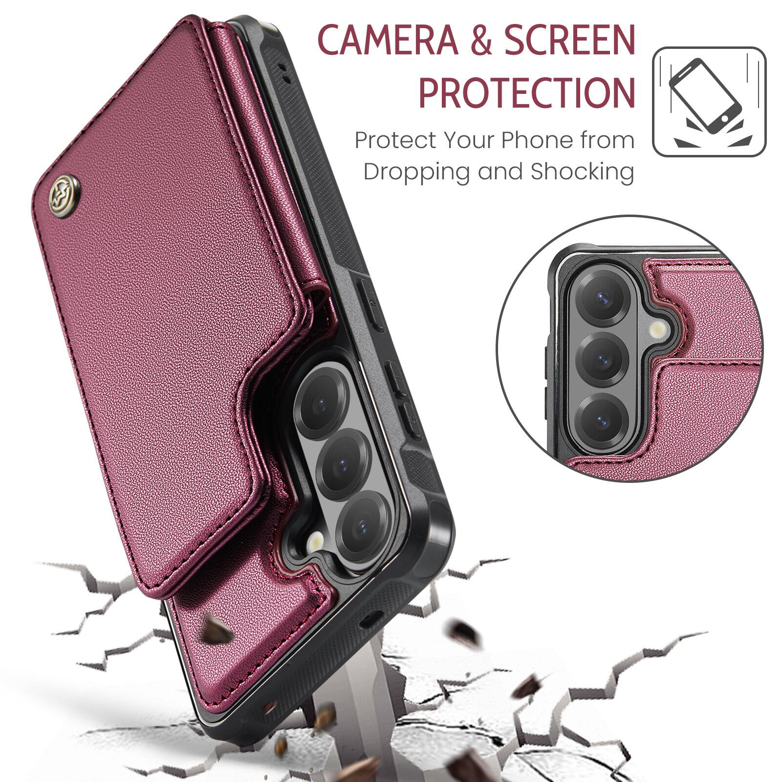 CAMERA & SCREEN PROTECTION  
Protect Your Phone from Dropping and Shocking