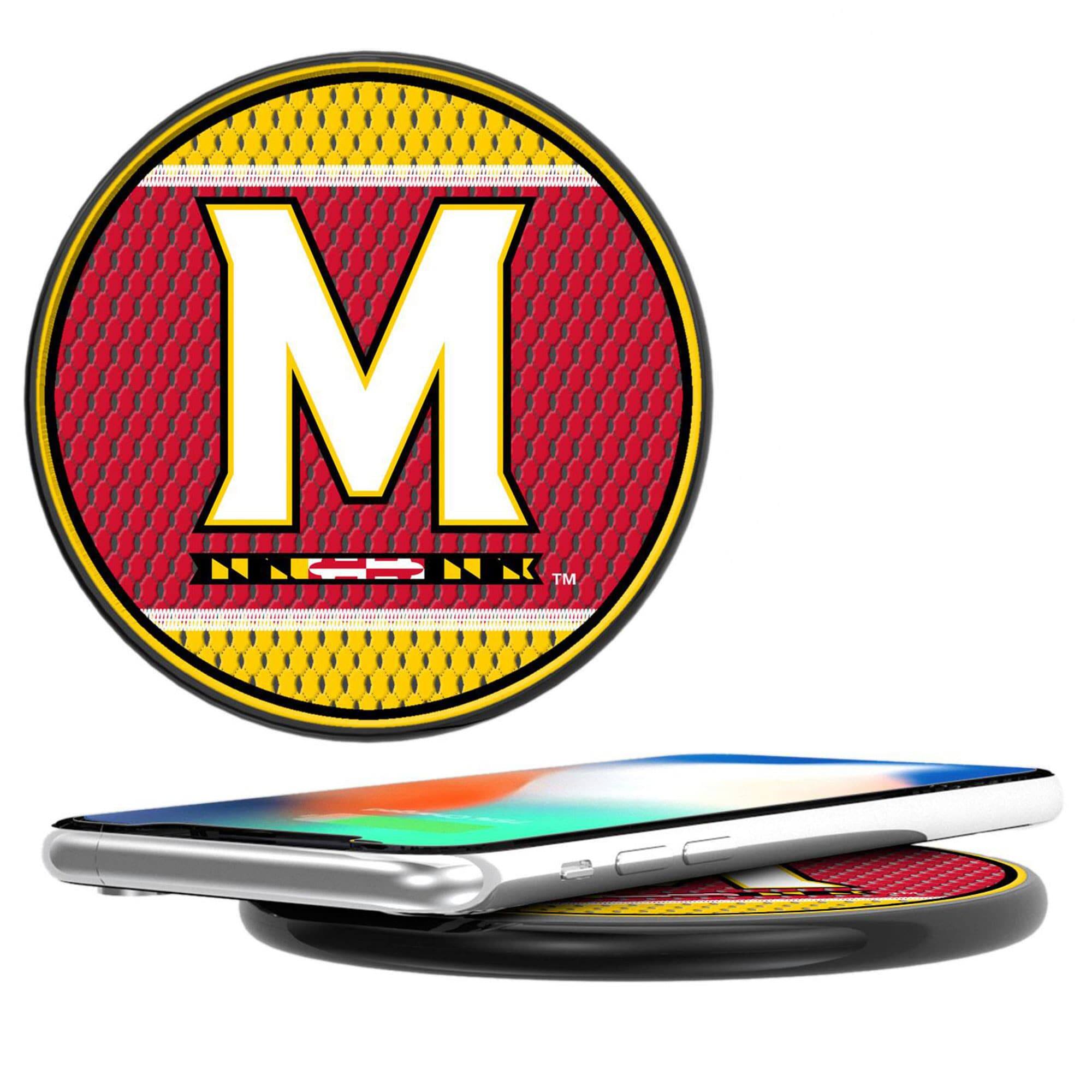 Front. Keyscaper - Maryland Terrapins 15 Watt Wireless Induction Charger - Multicolor.