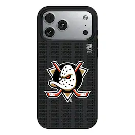 Keyscaper - NHL - Anaheim Ducks Primary Logo iPhone Magnetic Bump Case - 15 - Black