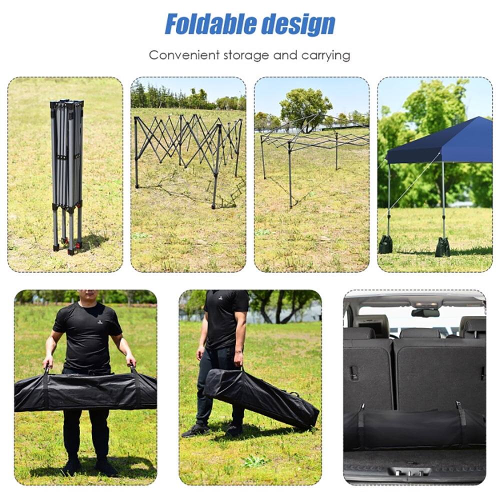 Foldable design  
Convenient storage and carrying