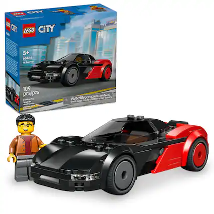 LEGO CITY | 550 P CY LEGO CITY MA ML
5+ 60486 EV Supercar A 109 pcs/pzs
Building Toy Jouet de construction Juguete para Construir
CHOKING HAZARD. WARNING: Small parts. Not for children under 3 years.