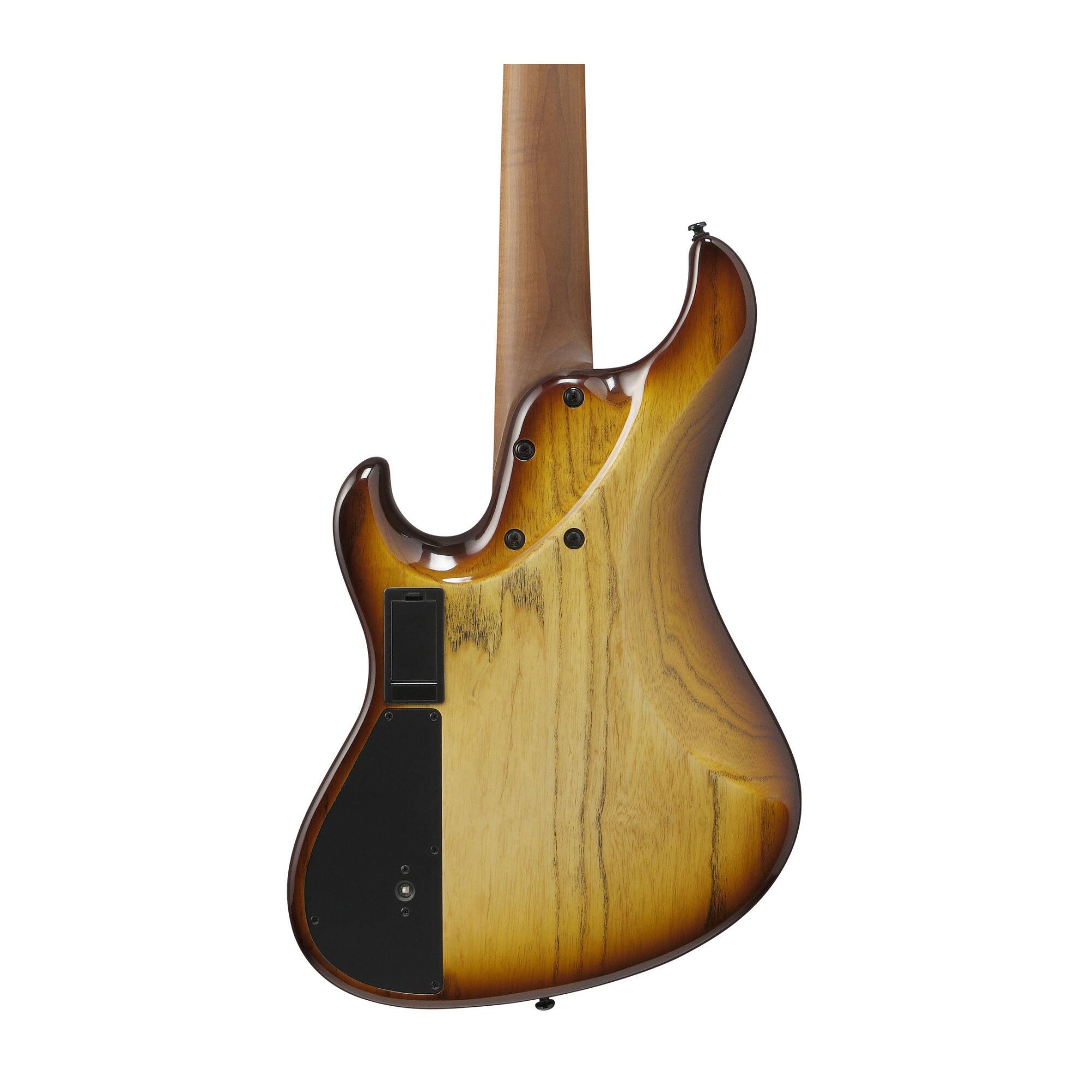 Back. Ibanez - Ibanez MDM1305NAB MDM 5str Electric Bass w/Bag - Natural Stained Amber Burst.