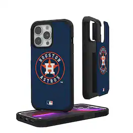 Keyscaper - MLB - Houston Astros iPhone Solid Design Rugged Case - 12 Pro Max - Multicolor