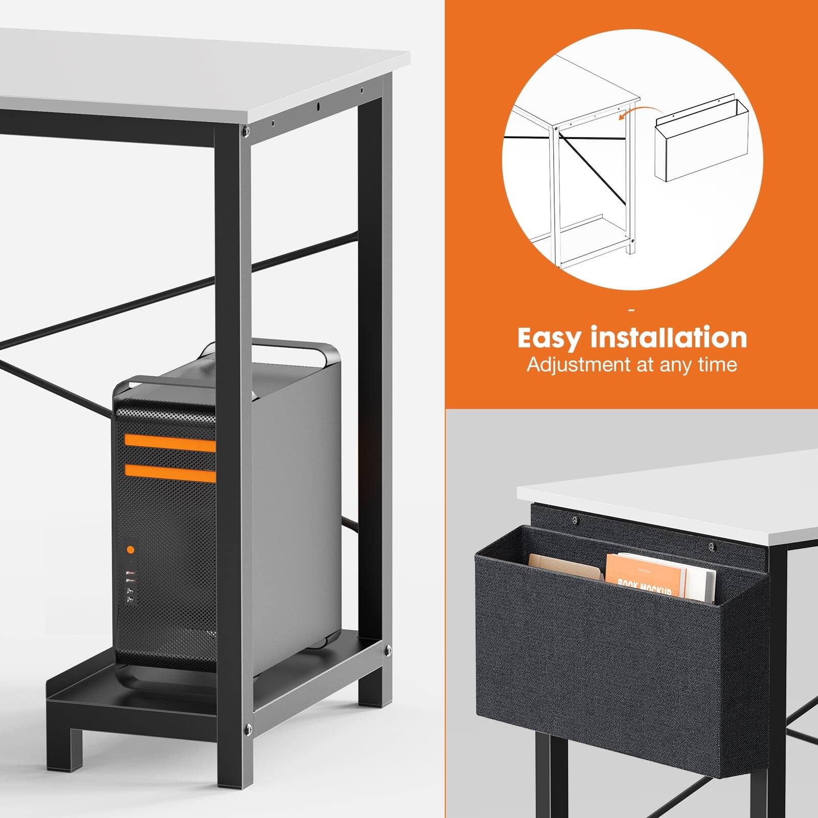 Easy installation  
Adjustment at any time