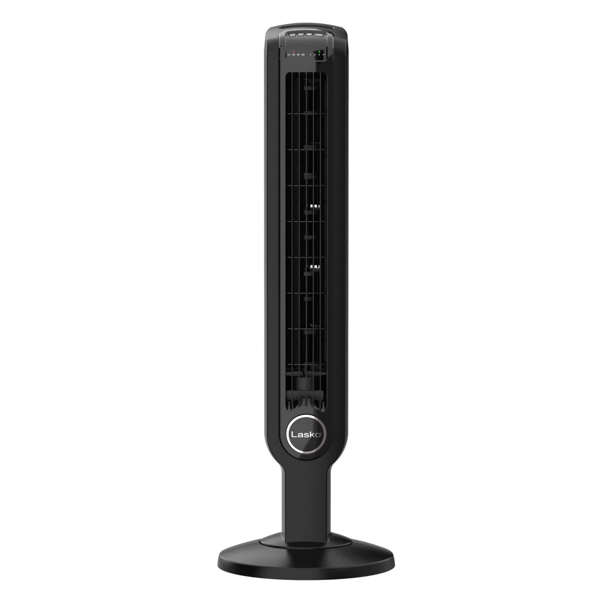 Lasko 36 Inch 4 Speed Oscillating Tower Fan with Timer and Remote