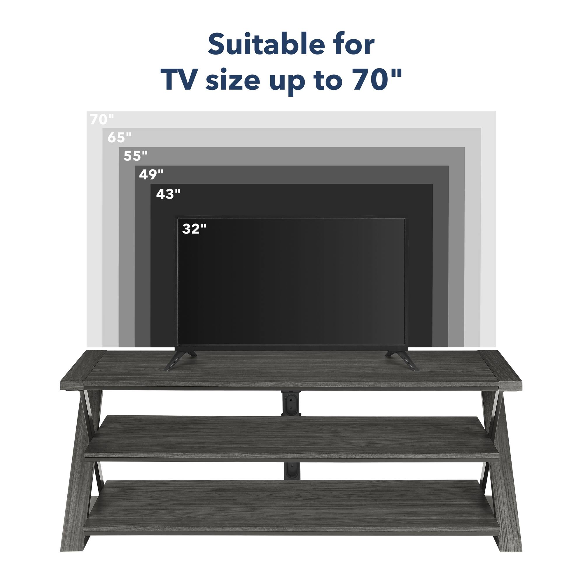Suitable for TV size up to 70".