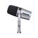 Front. Shure - MV7 Dynamic Cardioid USB Microphone - Silver.