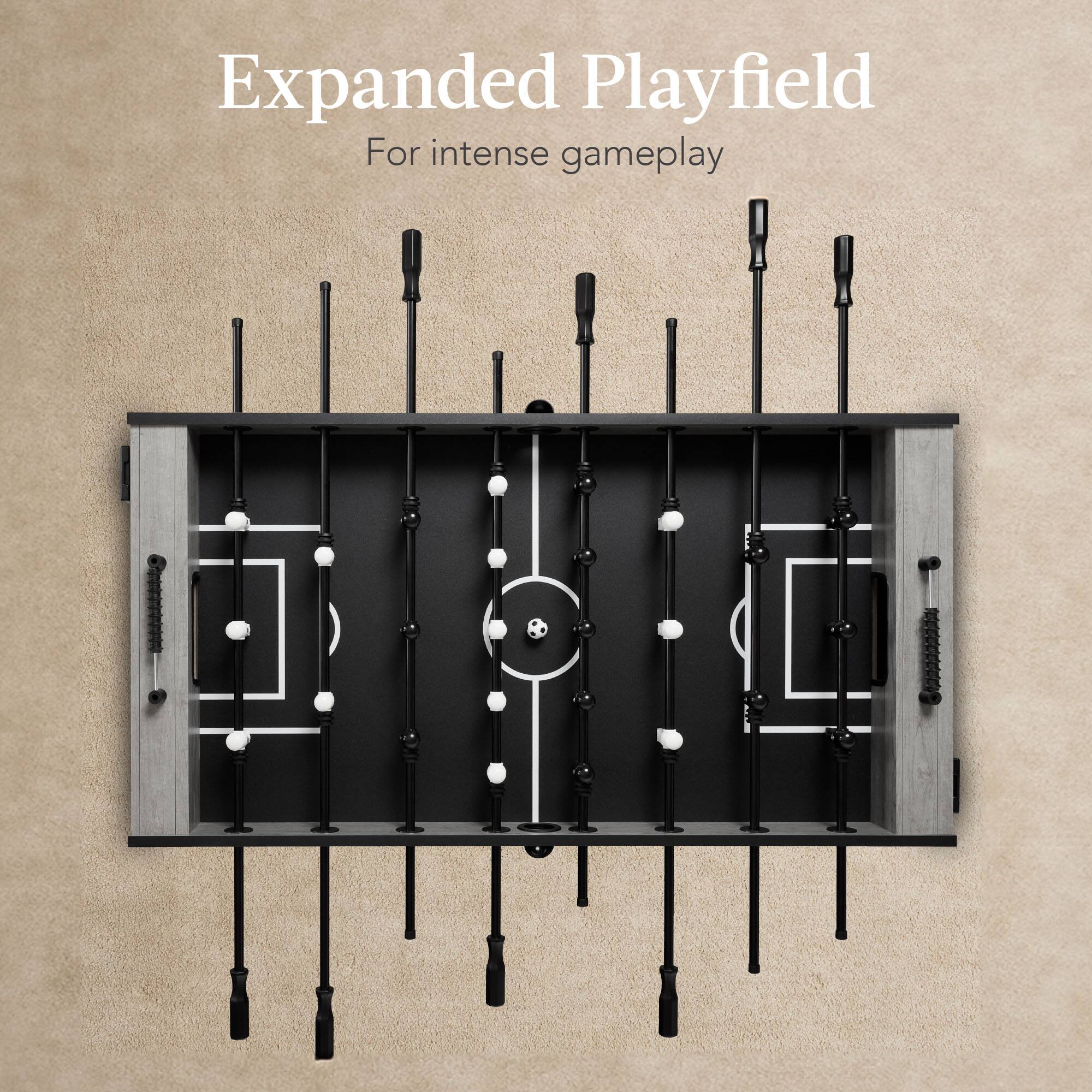Expanded Playfield  
For intense gameplay