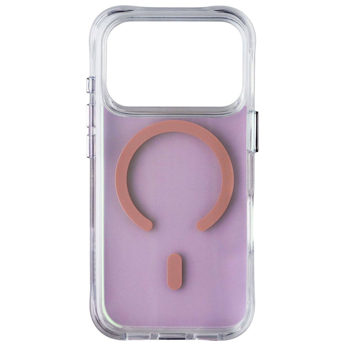 Back. Prodigee - Glow Series Case for MagSafe for iPhone 17 Pro - Iridescent - Iridescent.