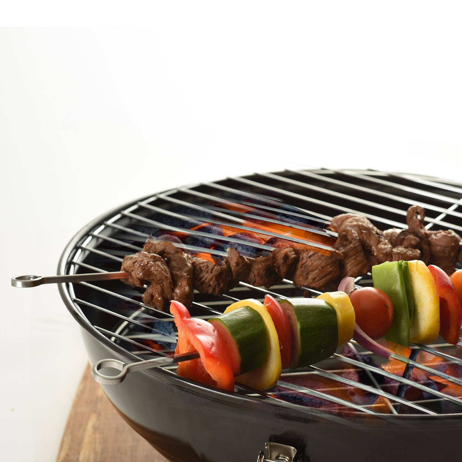 Alt View 3. Norpro - Stainless Steel 12-Inch Barbeque Skewers, Set of 6 - Silver.