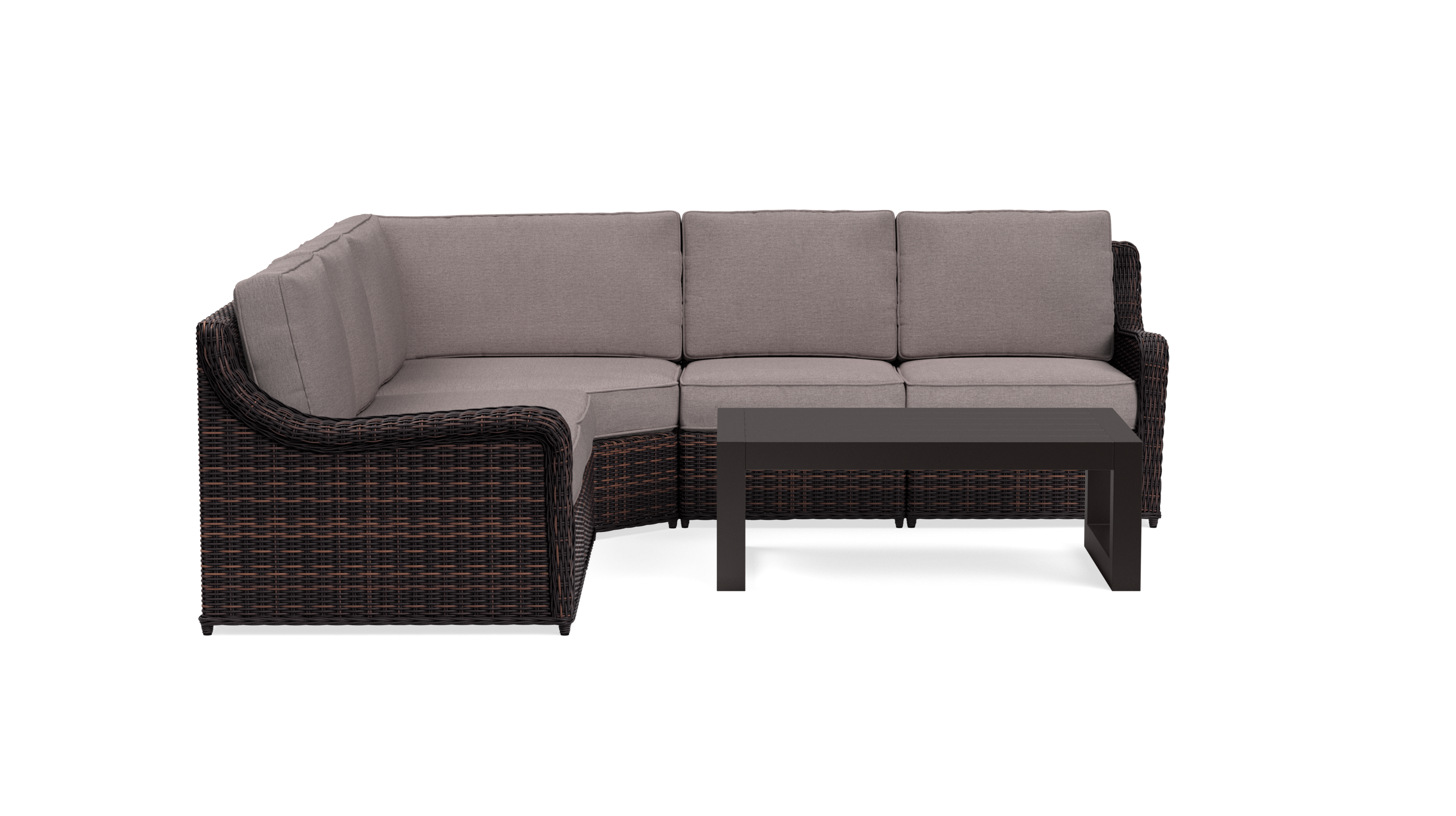 Yardbird® - Waverly Outdoor Large Sectional Set - Shale