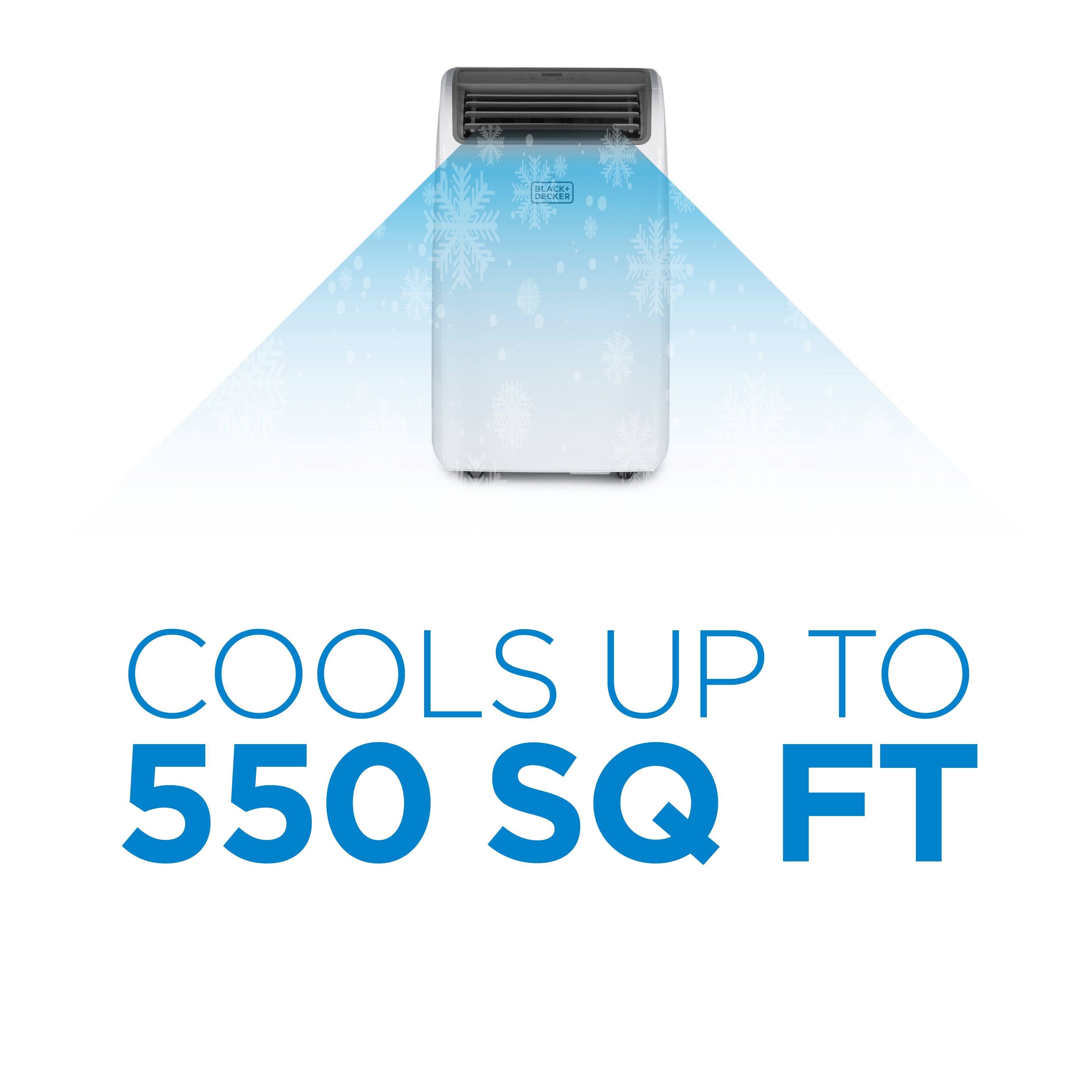 BLAST DECKER COOLS UP TO 550 SQ FT