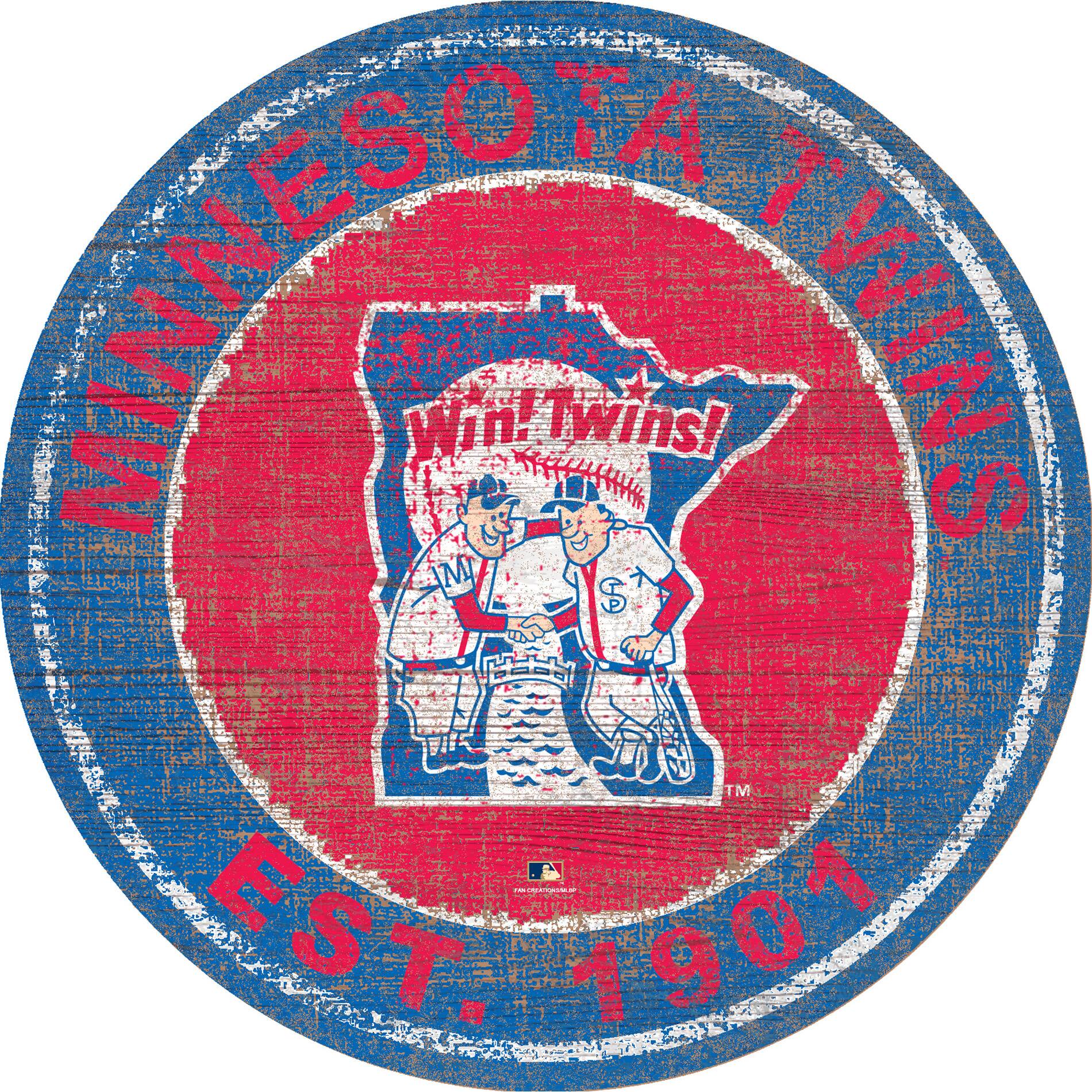 24'' Round Heritage Logo Sign