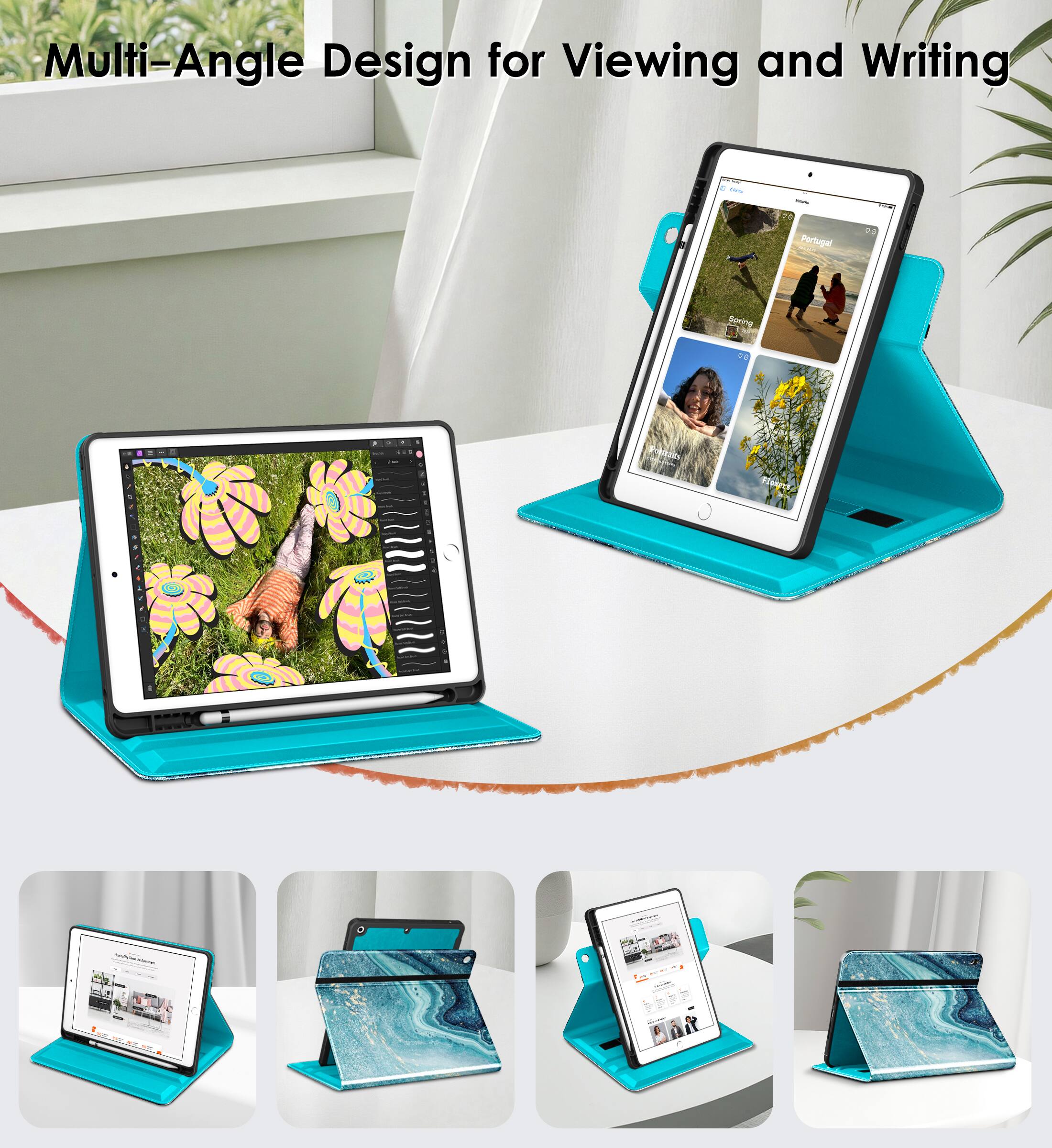 Multi-Angle Design for Viewing and Writing