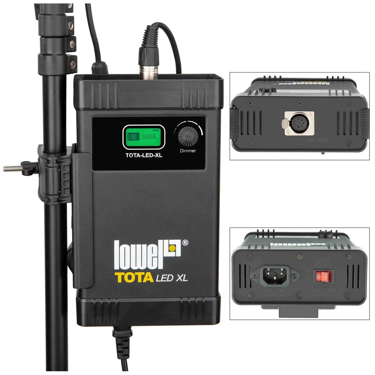 3 1 F 100 5600k : TOTA-LED-XL Dimmer lowel' TOTA LED XL