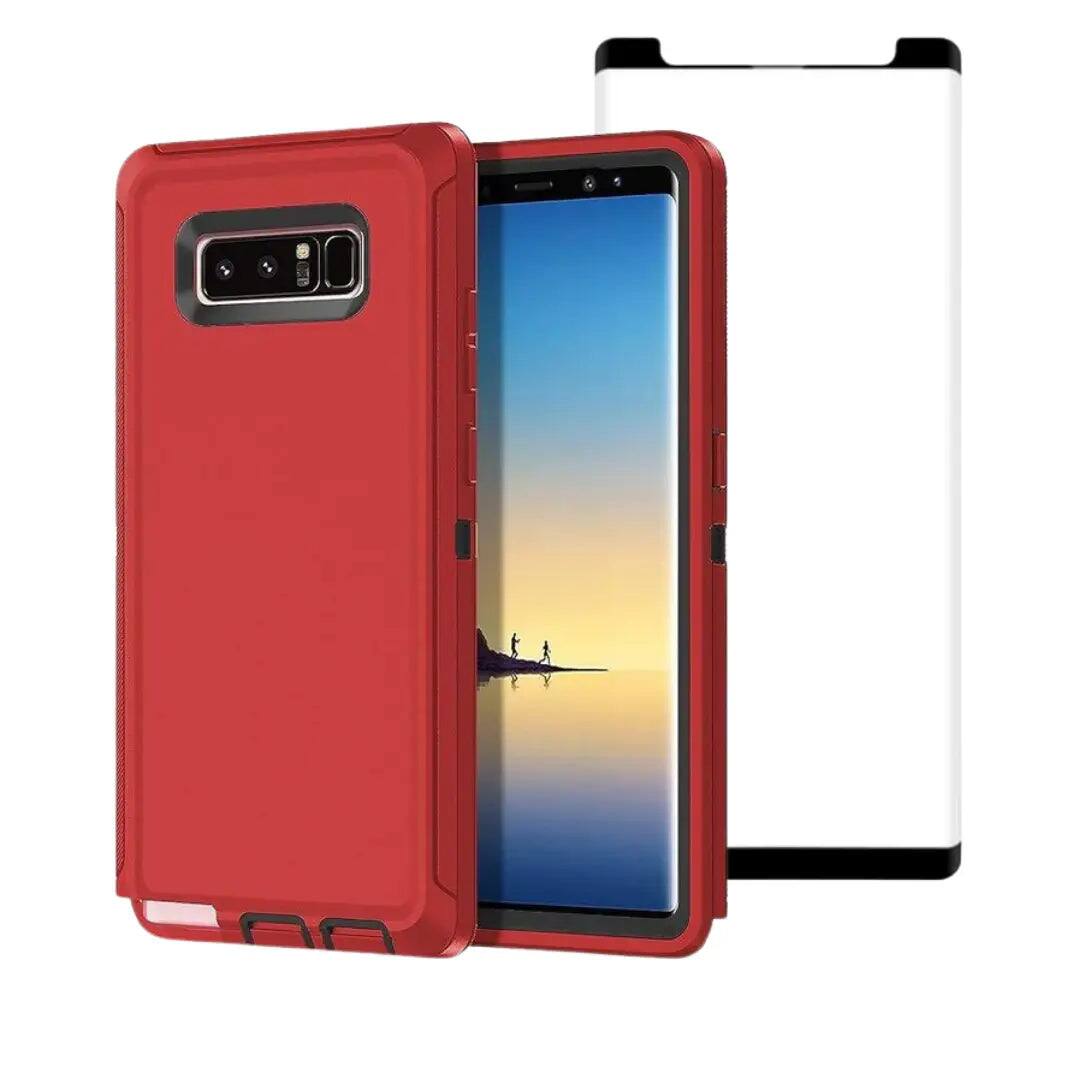 Alt View 7. Entronix - Entronix Bundle for Galaxy Note 9 - Heavy Duty Case & 1 Screen Protector - Black.