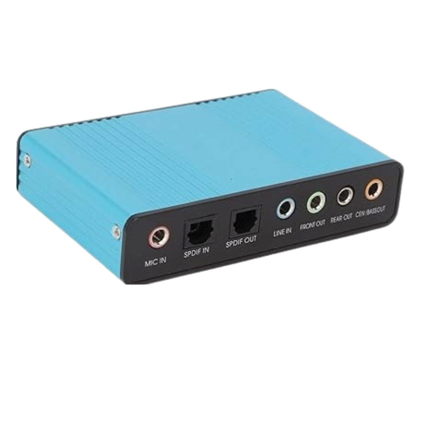 MIC IN, SPDIF IN, SPDIF OUT, FRONT OUT, REAR OUT, LINE IN, CEN BASSOUT