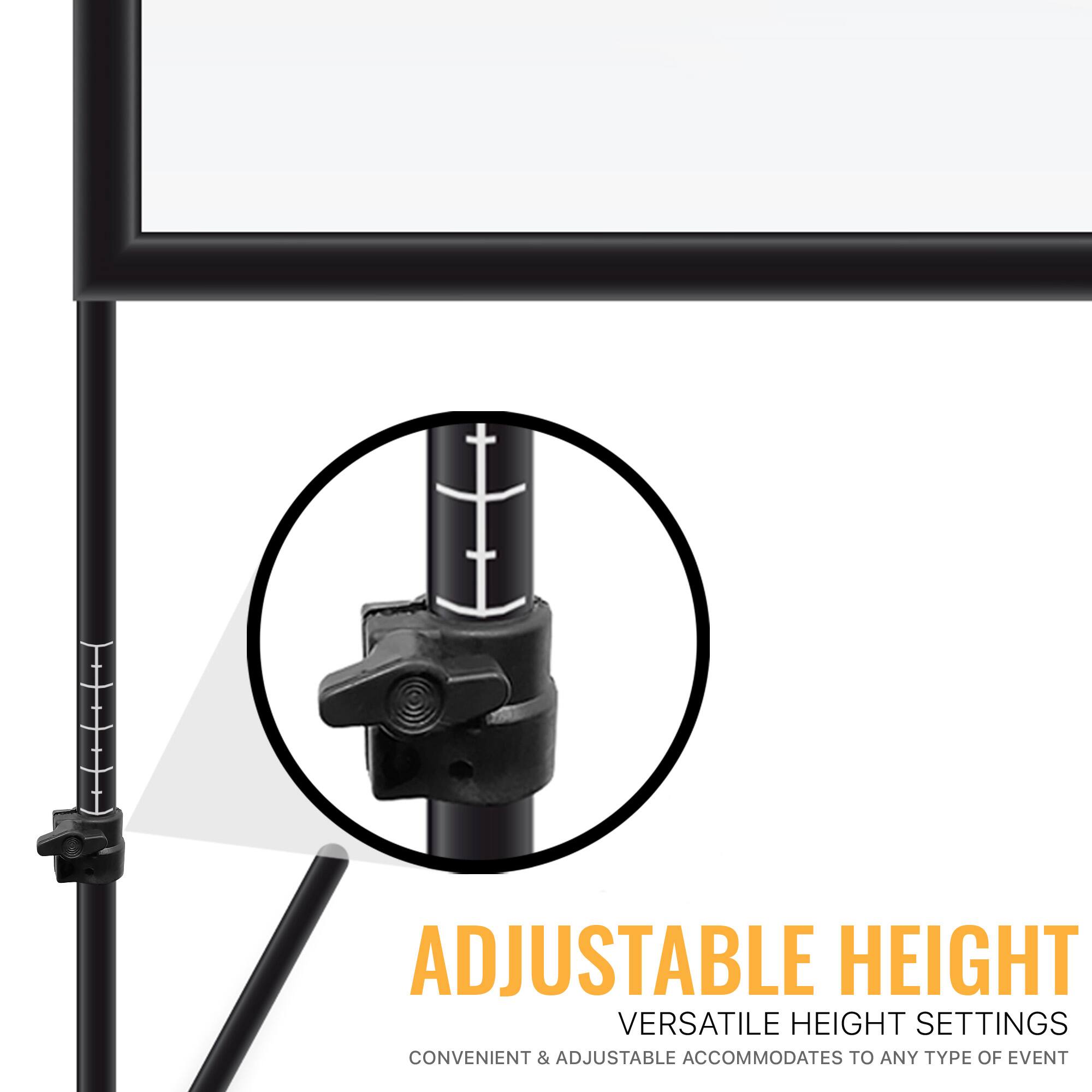 ADJUSTABLE HEIGHT
VERSATILE HEIGHT SETTINGS
CONVENIENT & ADJUSTABLE ACCOMMODATES TO ANY TYPE OF EVENT