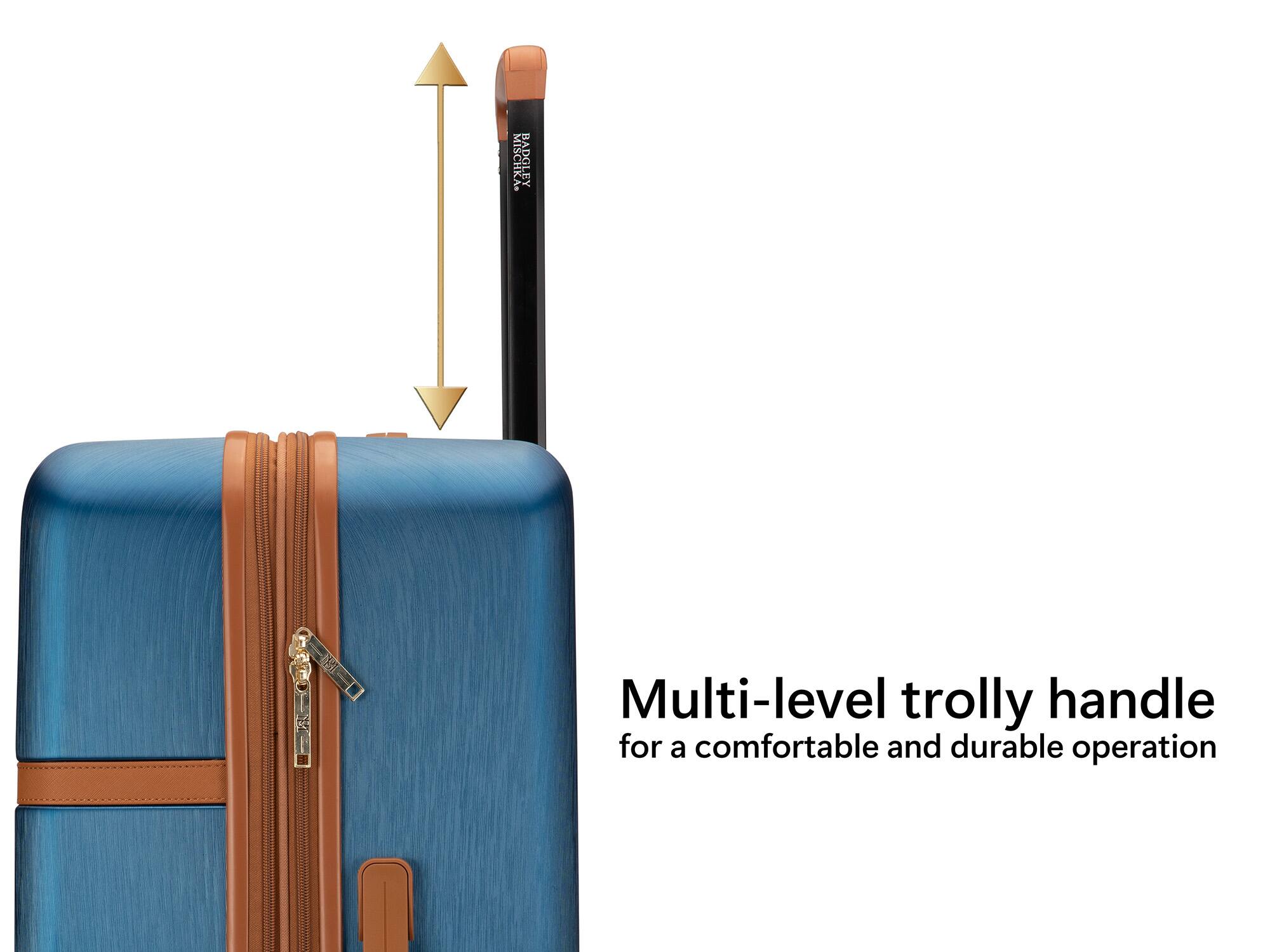 MISCHKA BADGLEY Multi-level trolly handle for a comfortable and durable operation