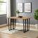 Alt View 12. Walker Edison - Modern Metal and Wood Drop-Leaf Dining Table - Light Ash.