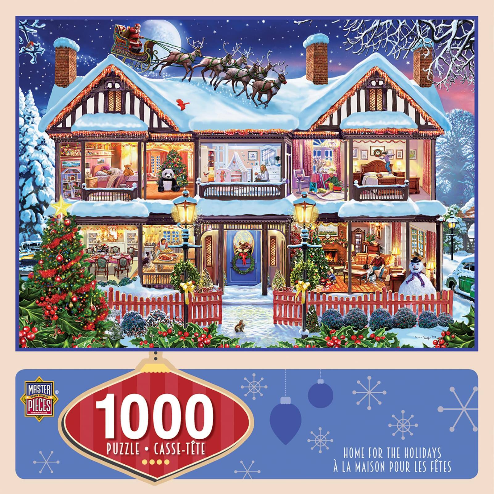 MASTER PIECES  
1000 PUZZLE CASSE-TÊTE  
HOME FOR THE HOLIDAYS  
À LA MAISON POUR LES FÊTES