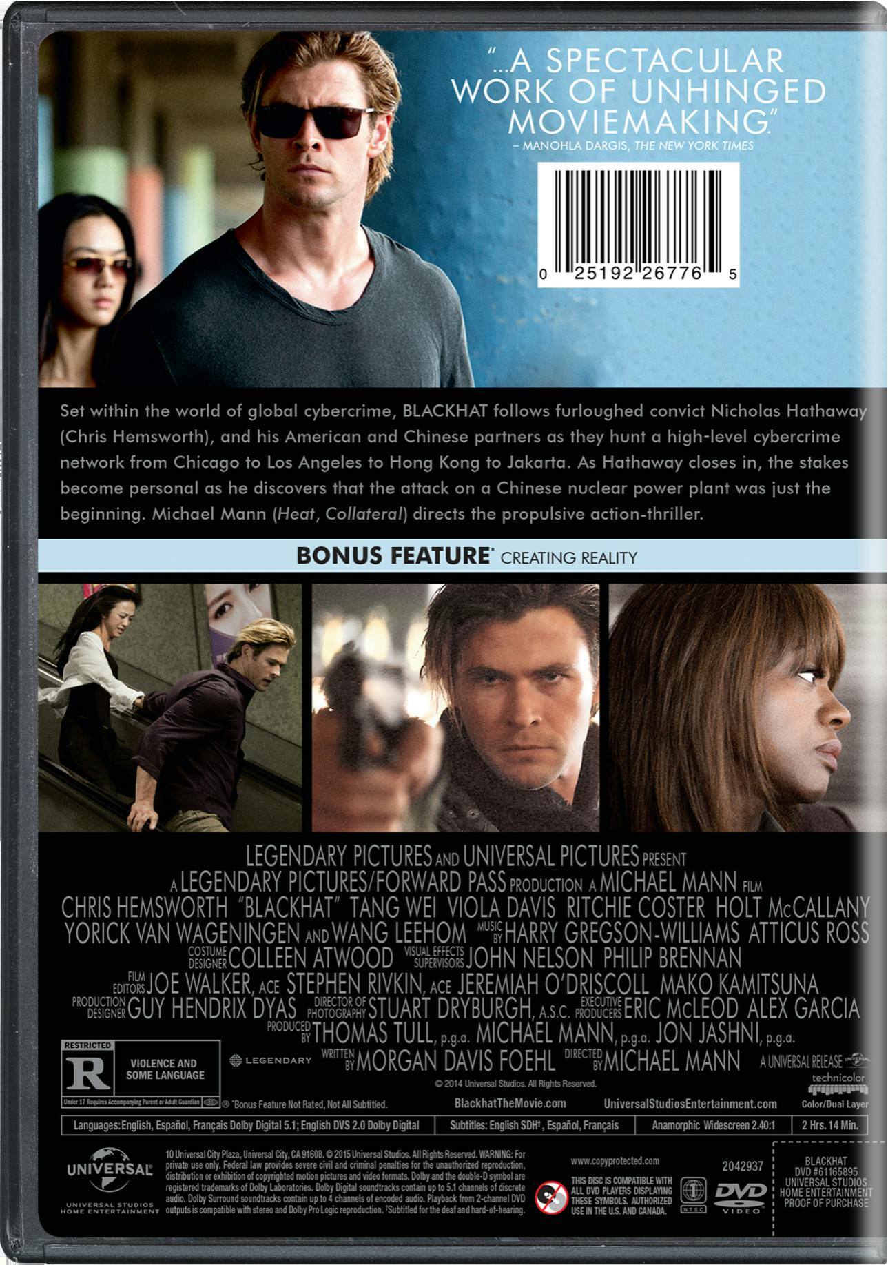 Angle. Blackhat [DVD].