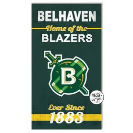 Jardine - Belhaven Blazers 11" x 20" Indoor/Outdoor Home Of The Sign - Green