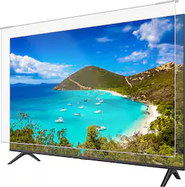SaharaCase - ZeroDamage 85" TV Screen Protector - Clear Anti-Blue