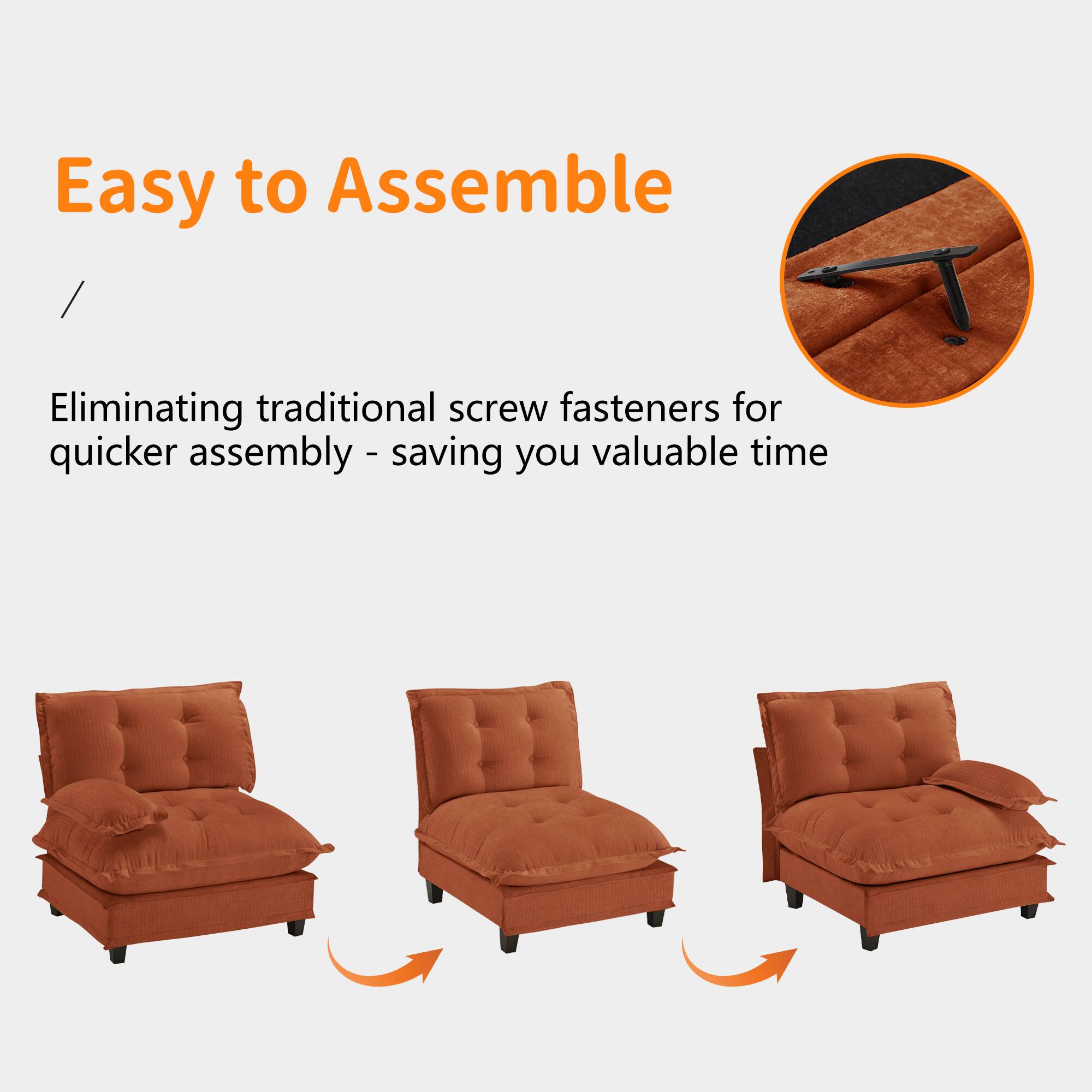 Easy to Assemble

Eliminating traditional screw fasteners for quicker assembly - saving you valuable time