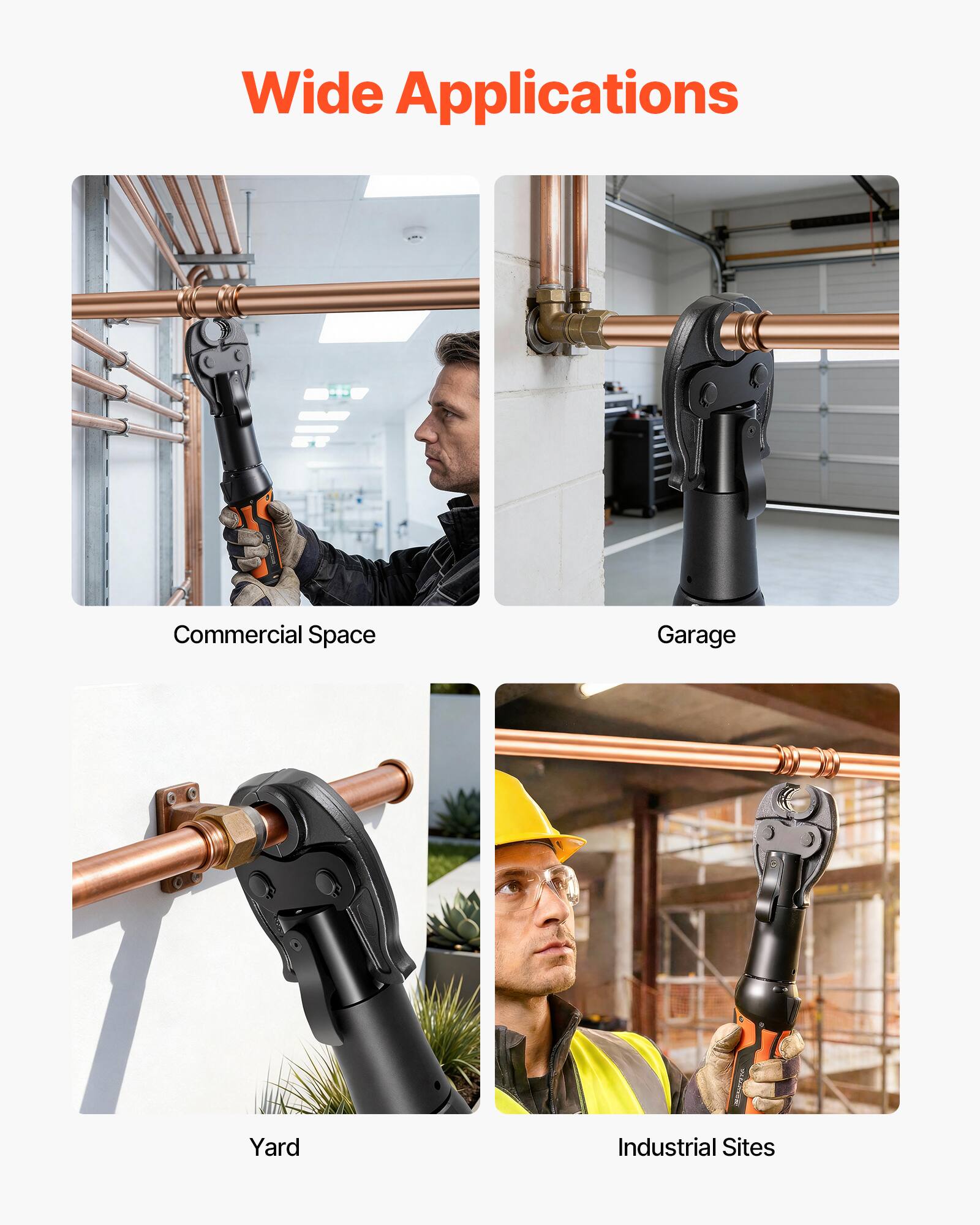 Wide Applications

- Commercial Space
- Garage
- Yard
- Industrial Sites