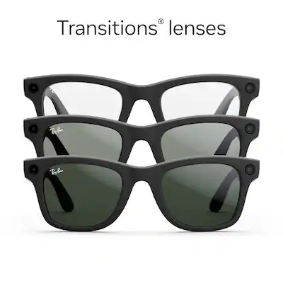 Ray Ban Meta Wayfarer glasses with Meta Ai, Audio, Photo, Video
