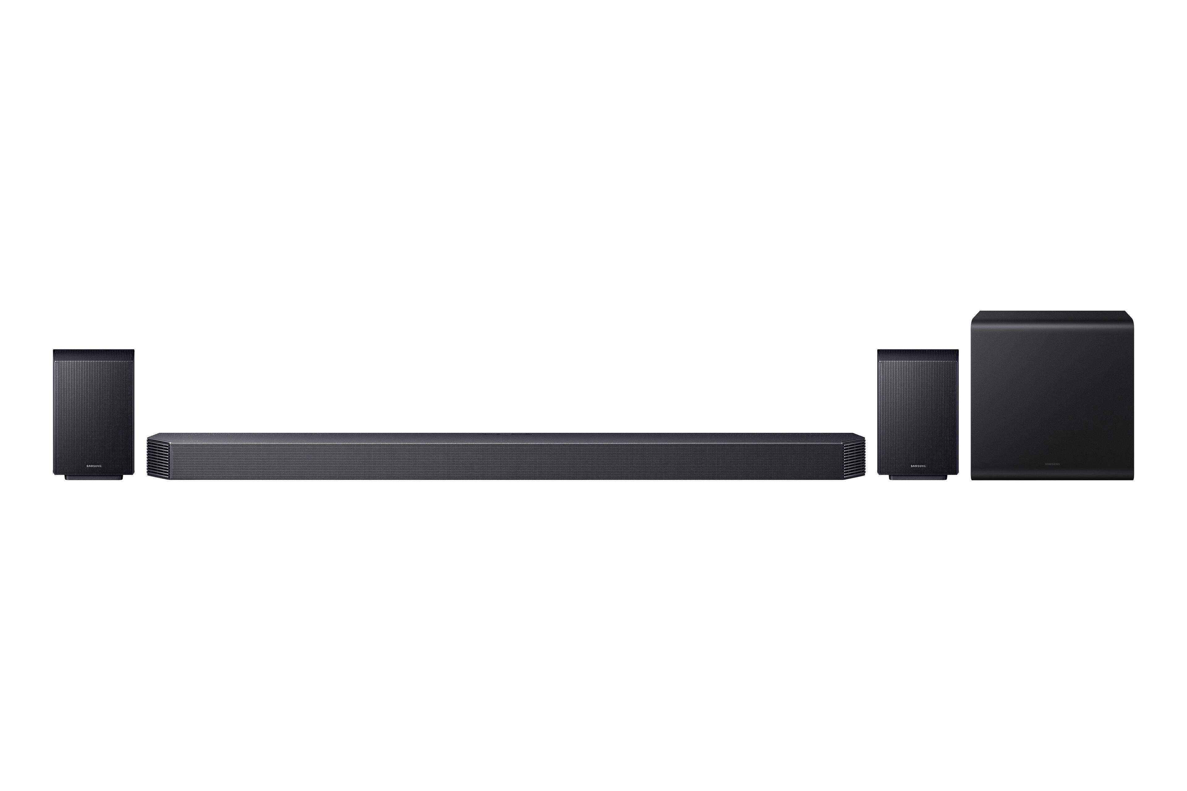 Alt View 11. Samsung - SAMSUNG Q-Series Soundbar HW-Q930H/ZA 9.1.4 ch Subwoofer with Rear Speaker (2026) - Titan Black.
