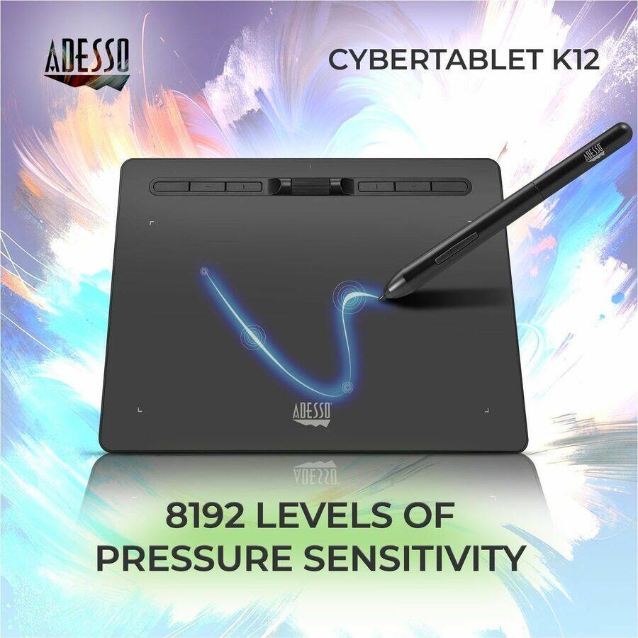 ADESSO CYBERTABLET K12  
8192 LEVELS OF PRESSURE SENSITIVITY