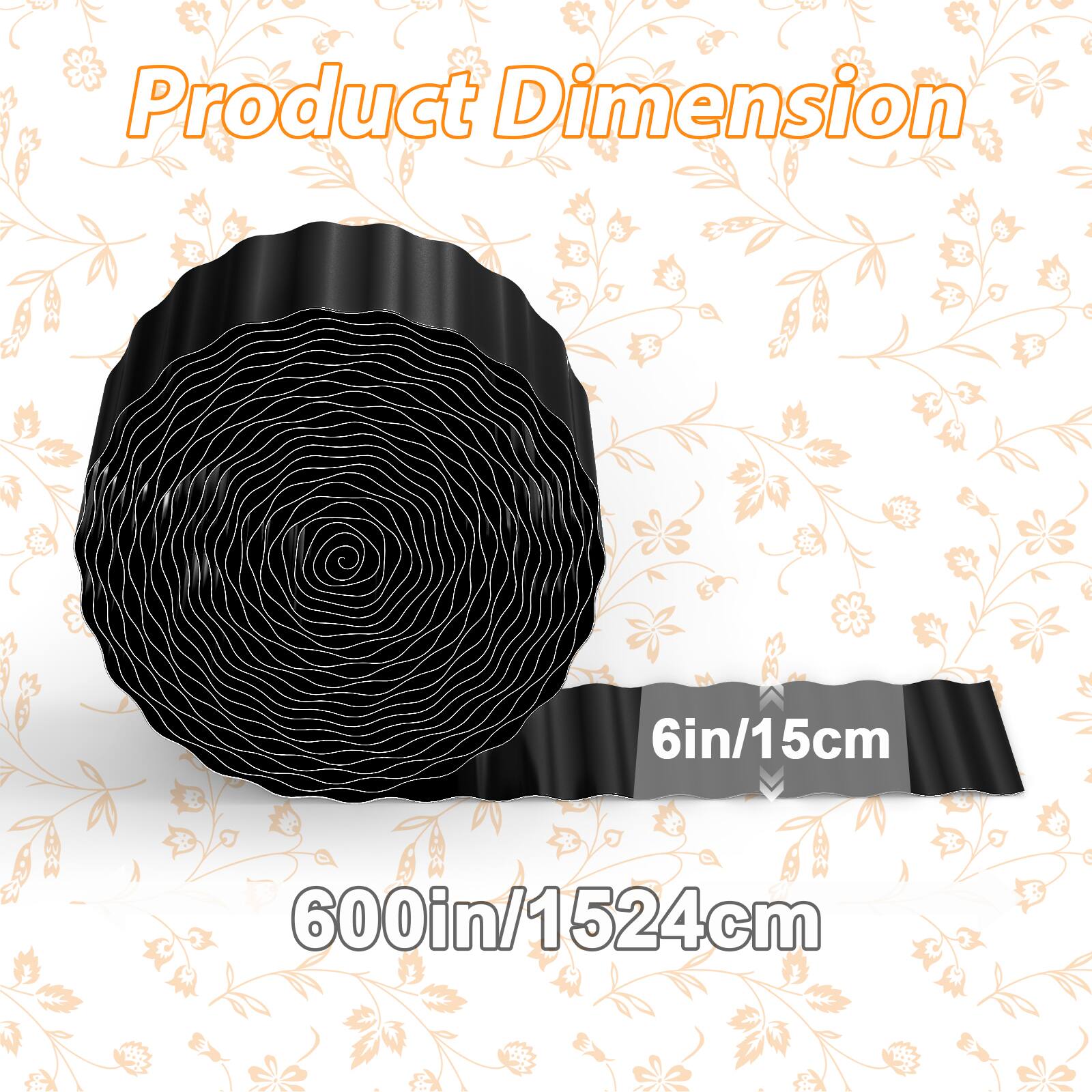 Product Dimension  
6in/15cm  
600in/1524cm