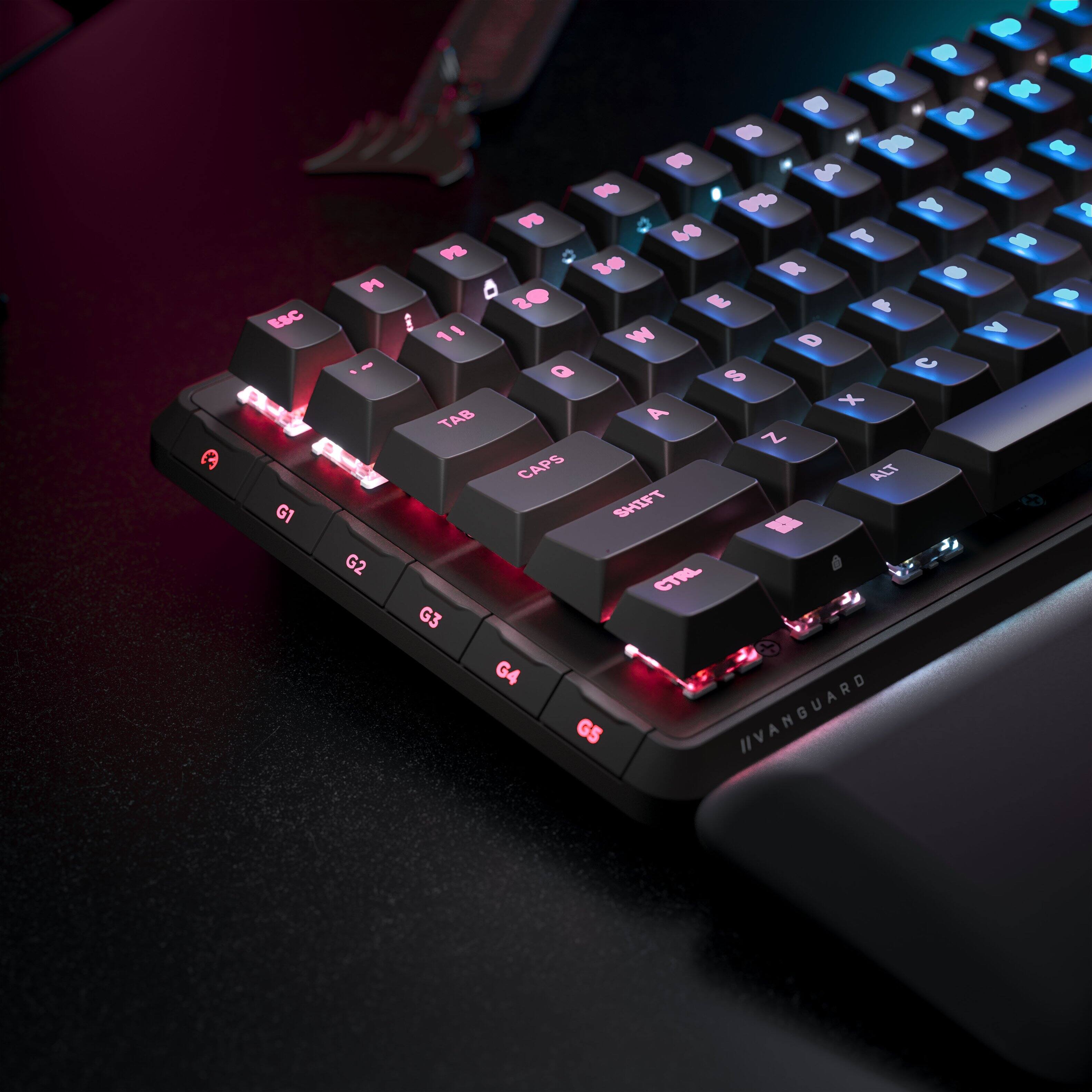 ESC G1 n -- G2 . 9 & S % 3 - % 2 W 2 A 9 4 P S n C 30 e . a 20 E 0 2 - 8 7 11 W D Q S A + TAB Z CAPS ALT SHIFT CTRL G3 G4 G5 IIVANGUARD