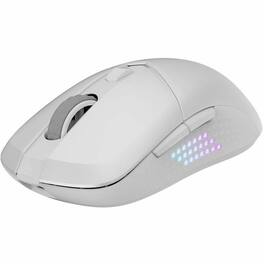 MSI - Versa 300 Elite Lightweight Wireless 26000 DPI Optical 60M+ Click OMRON Switch Gaming Mouse - Wired - White