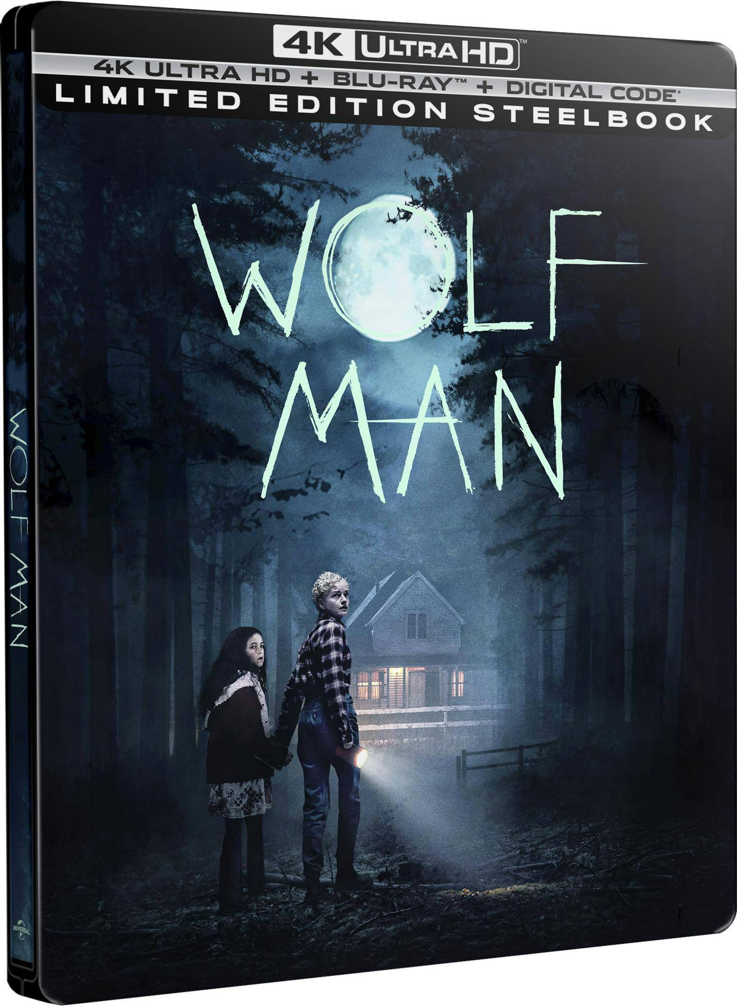 Back. Wolf Man (Steelbook)   - 4K Blu-Ray.