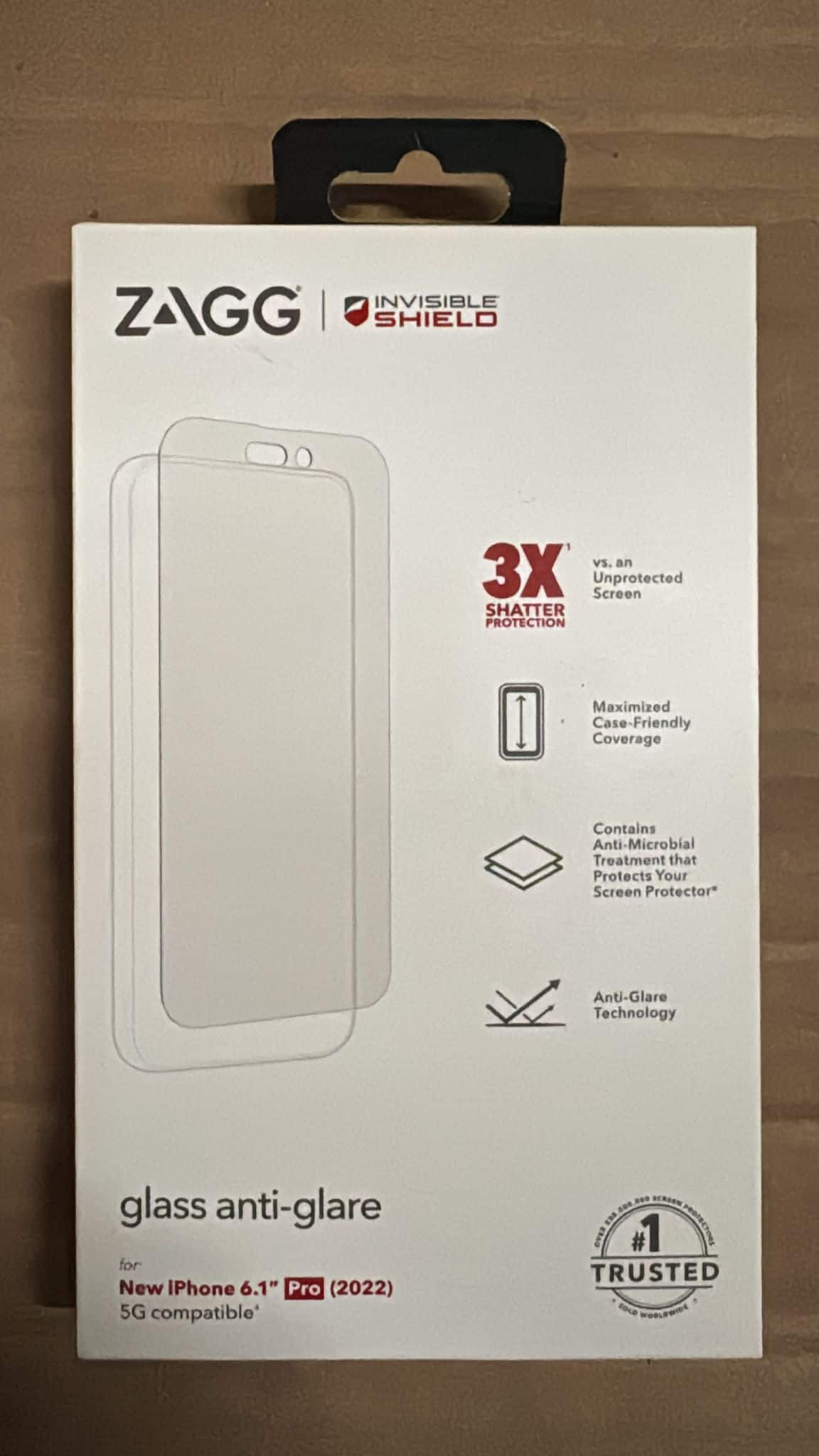 ZAGG - Invisible Shield Glass Protector for iPhone 14 Pro - Clear