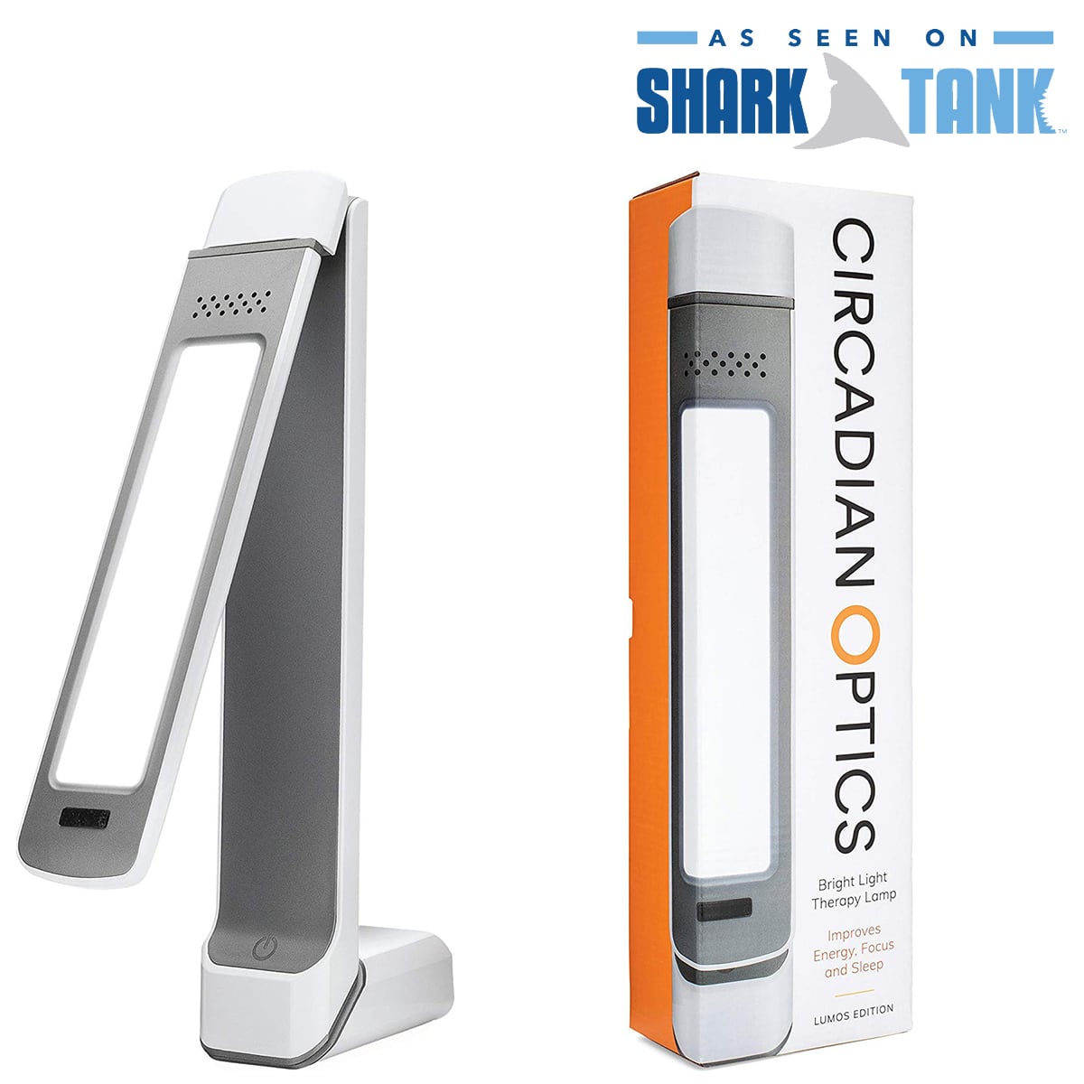 Circadian Optics - Light Therapy Lamp [LUMOS] UV-Free LED Happy Mood Full Spectrum Sun Light Lamp with 10,000 Lux for Seasonal Sunlight - White