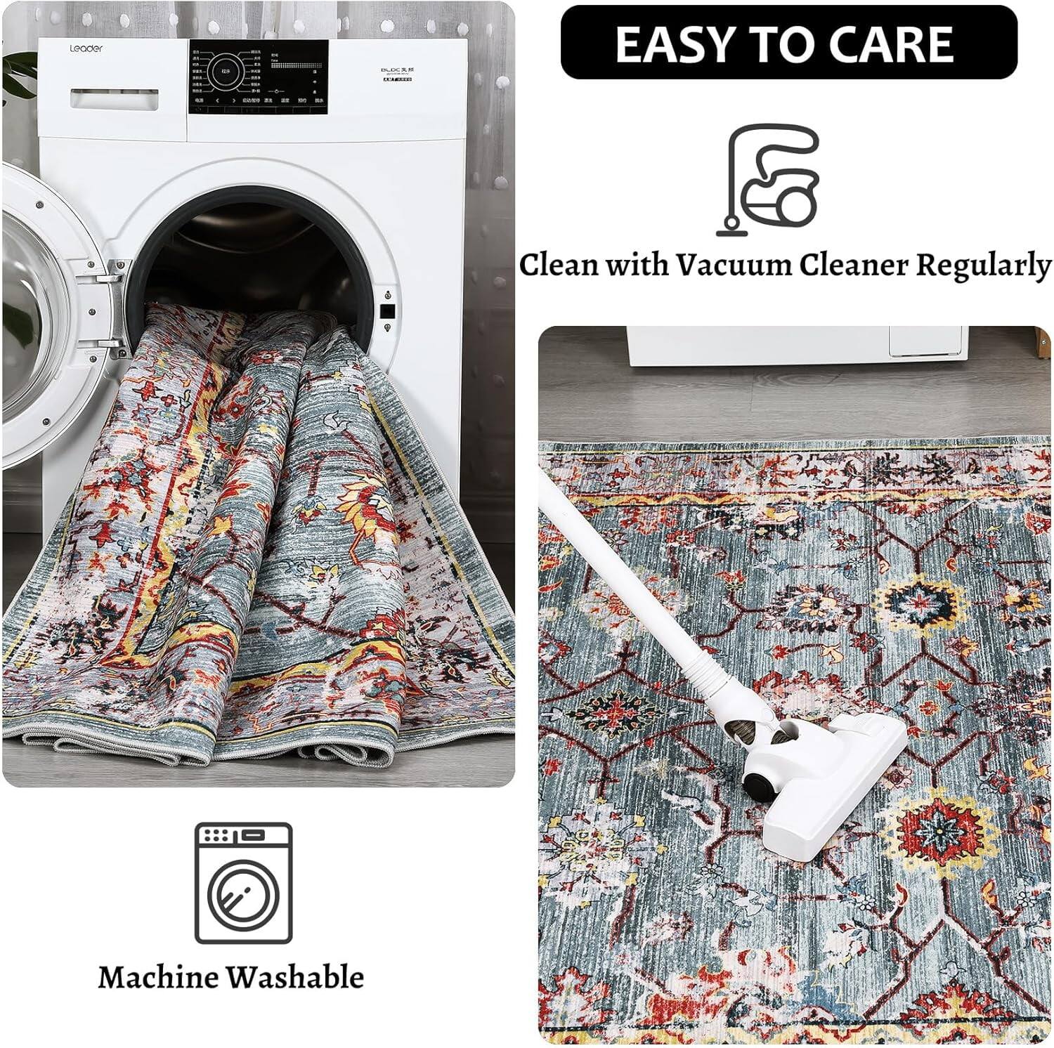 EASY TO CARE

- Clean with Vacuum Cleaner Regularly
- Machine Washable