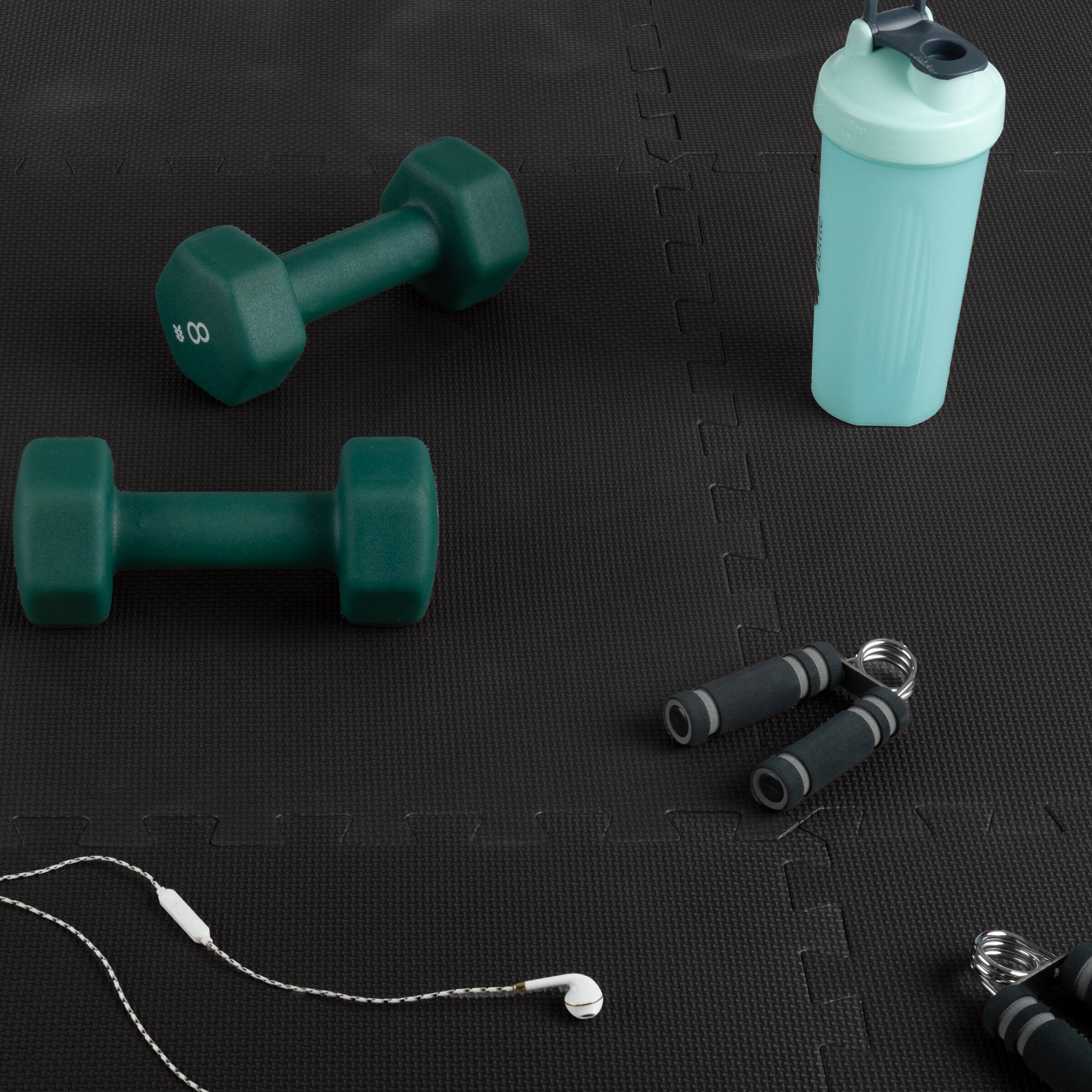 Alt View 1. Stalwart - 24-Inch EVA Foam Tiles 6-Pack - Black.