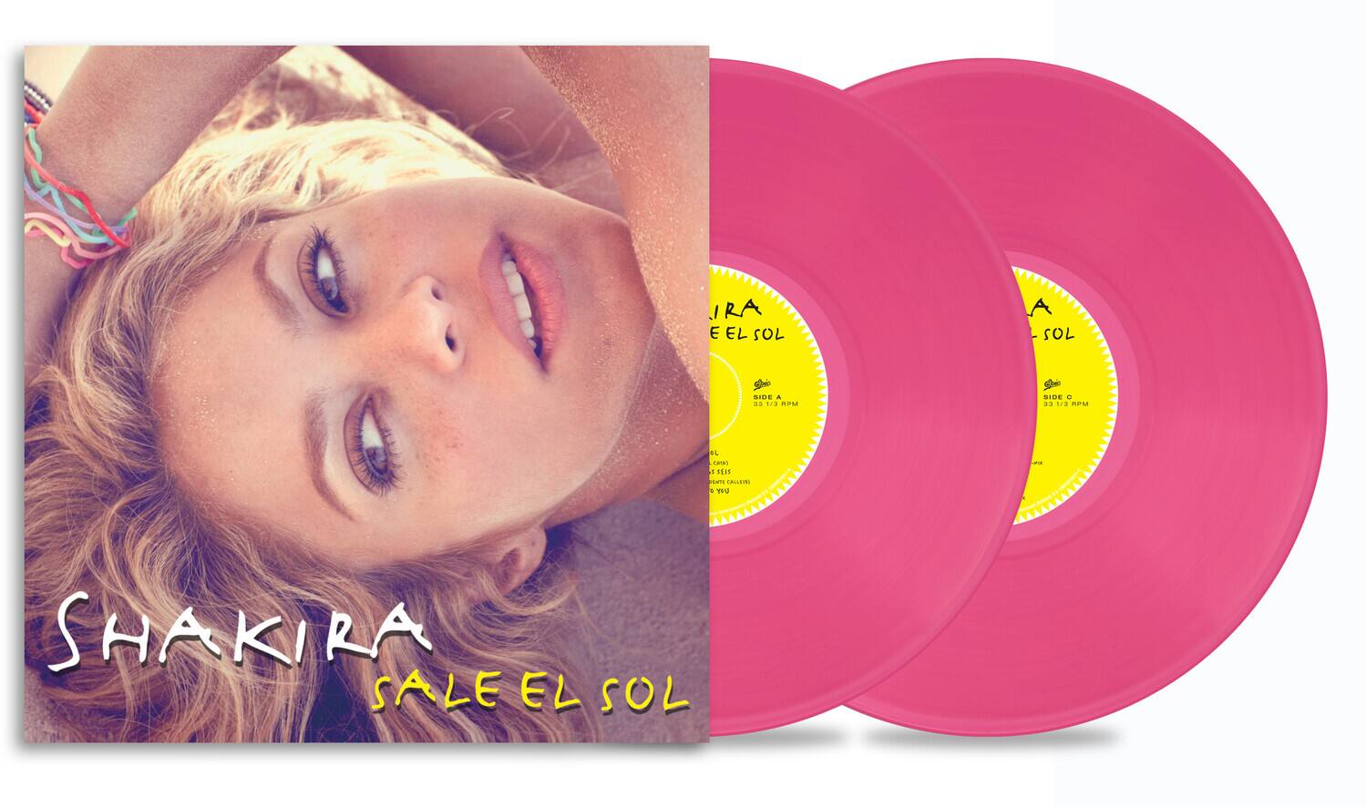 SHAKIRA  
SALE EL SOL  

SIDE A  
33 1/3 RPM  

SIDE B  
33 1/3 RPM  

SHAKIRA  
SALE EL SOL