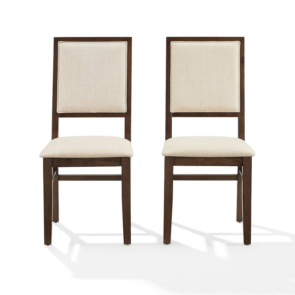 Alt View 1. Crosley Furniture - Joanna 2-Piece Upholstered Back Dining Chair Set - Black.
