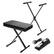 Alt View 2. Roland - Roland FP-10 88-Key Digital Piano, Bundle with Keyboard Stand, Keyboard & Piano Bench, Sustain Pedal , Closed-Back.