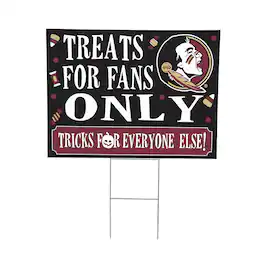 Evergreen Enterprises - Florida State Seminoles 18" x 24" Halloween Treats Outdoor Yard Sign - Multicolor