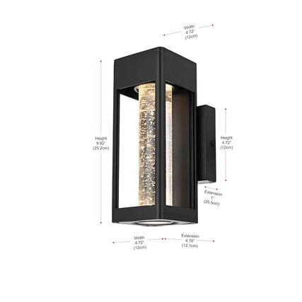 Width 4.72" (12cm)
Height 9.92" (25.2cm)
Height 4.72" (12cm)
Extension 1 (25.5cm)
Width 4.72" (12cm)
Extension 4.76 (12.1cm)