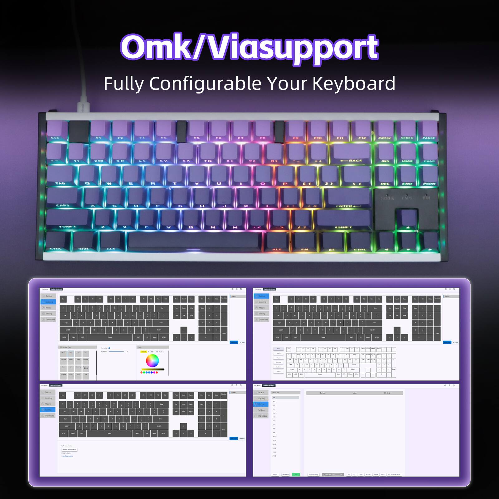 Omk/Viasupport  
Fully Configurable Your Keyboard