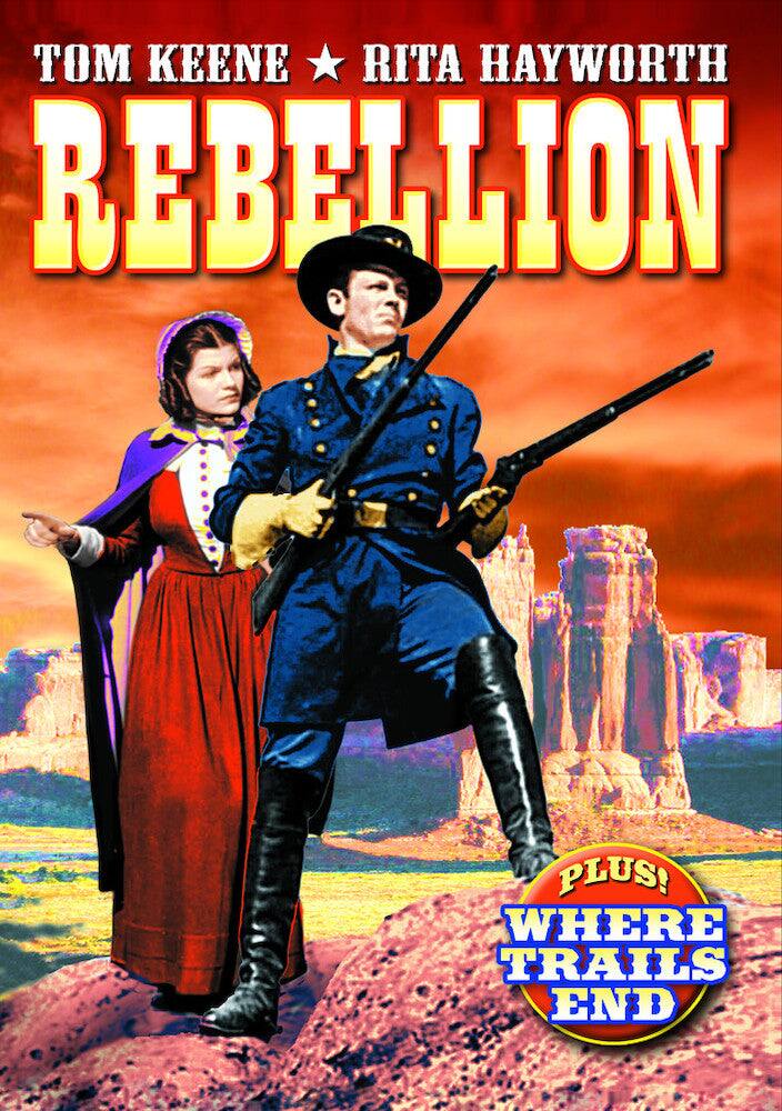 Front. Tom Keene Double Feature: Rebellion (1936) / Where Tra - DVD.