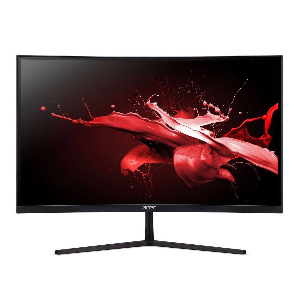 Front. Acer - EI2 Series 31.5" LCD Gaming Monitor 160Hz 1920x1080 1ms Response Time VA Panel WQHD - Black.